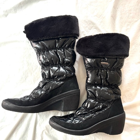 NWOT Pajar Alexandra Quilted Snow Boots Black SZ 7.5 - Picture 12 of 12